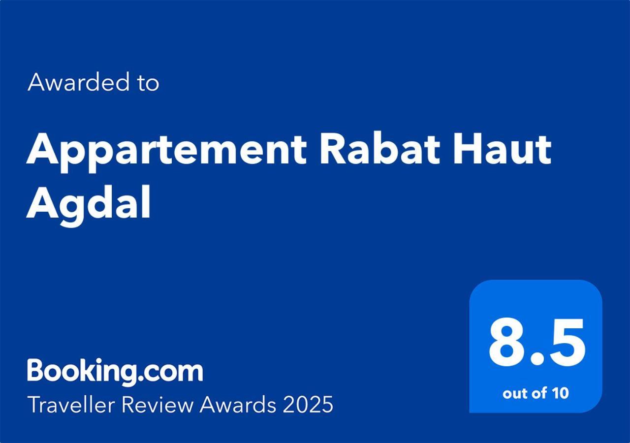 Cosy Appartement Rabat Haut Agdal Esterno foto